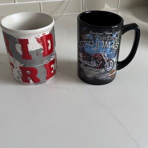 Harley-Davidson Black and Red Graphic Mug Bundle